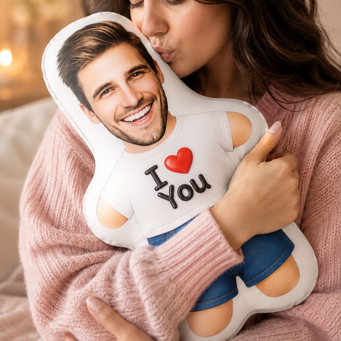 Mama  Customs  I  Love  You  Photo  Pillow