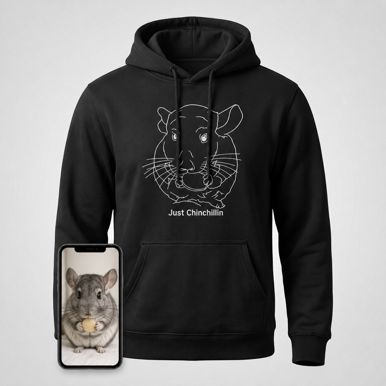 Personalized Pet Embroidered Hoodie