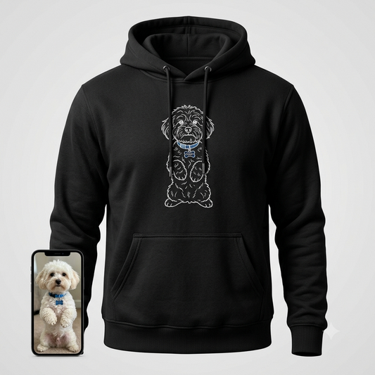 Personalized Pet Embroidered Hoodie