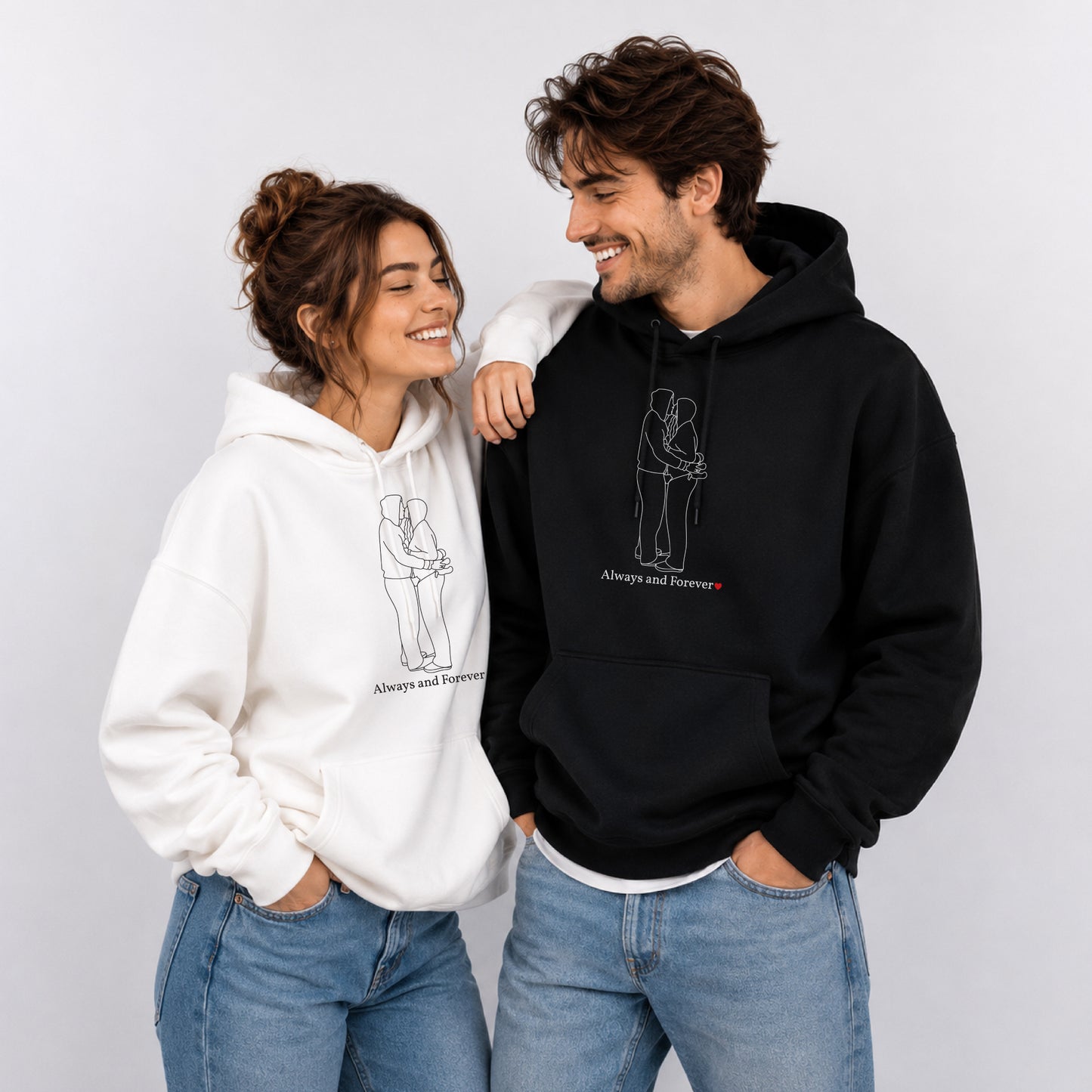 Mama Customs Embroidered Photo Hoodie