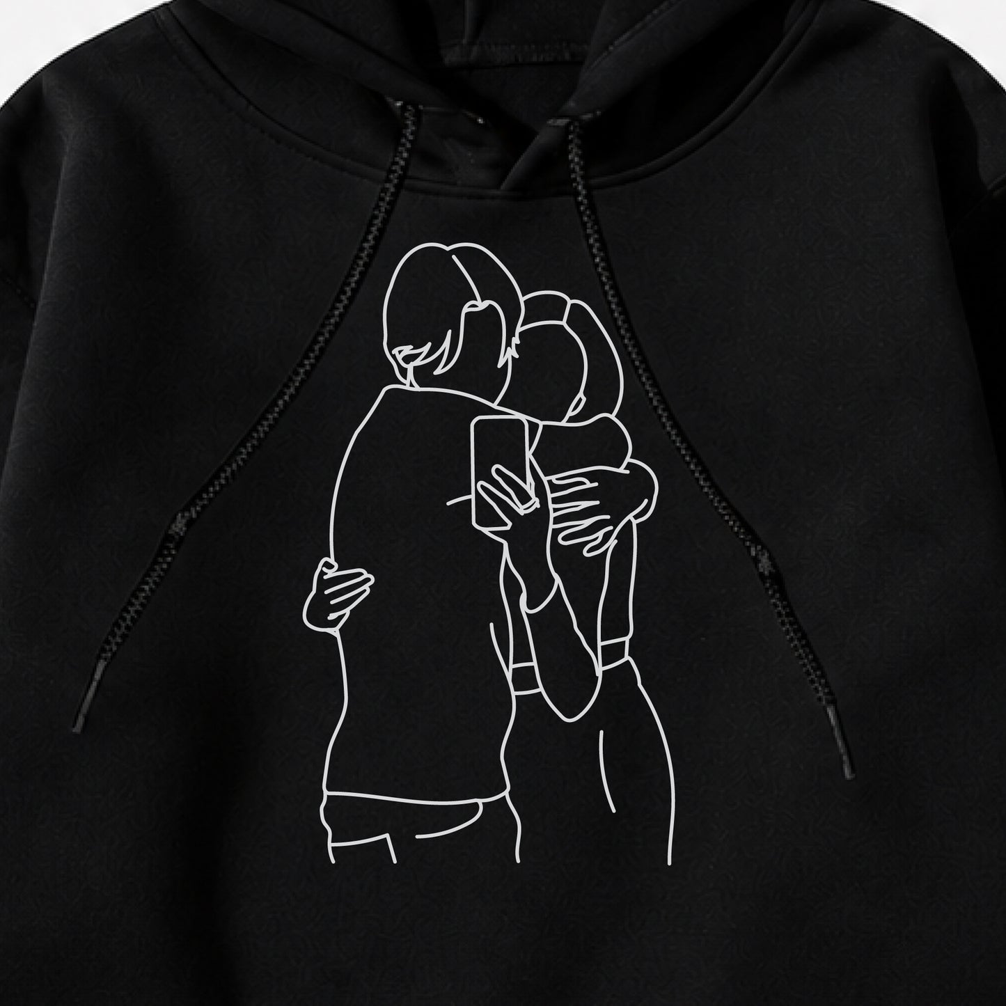 Mama Customs Embroidered Photo Hoodie
